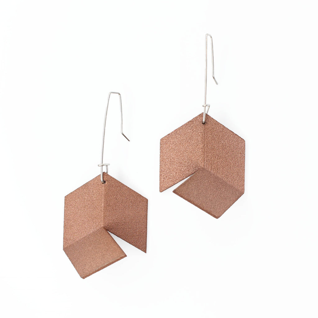 Infinite Earrings | Bronze