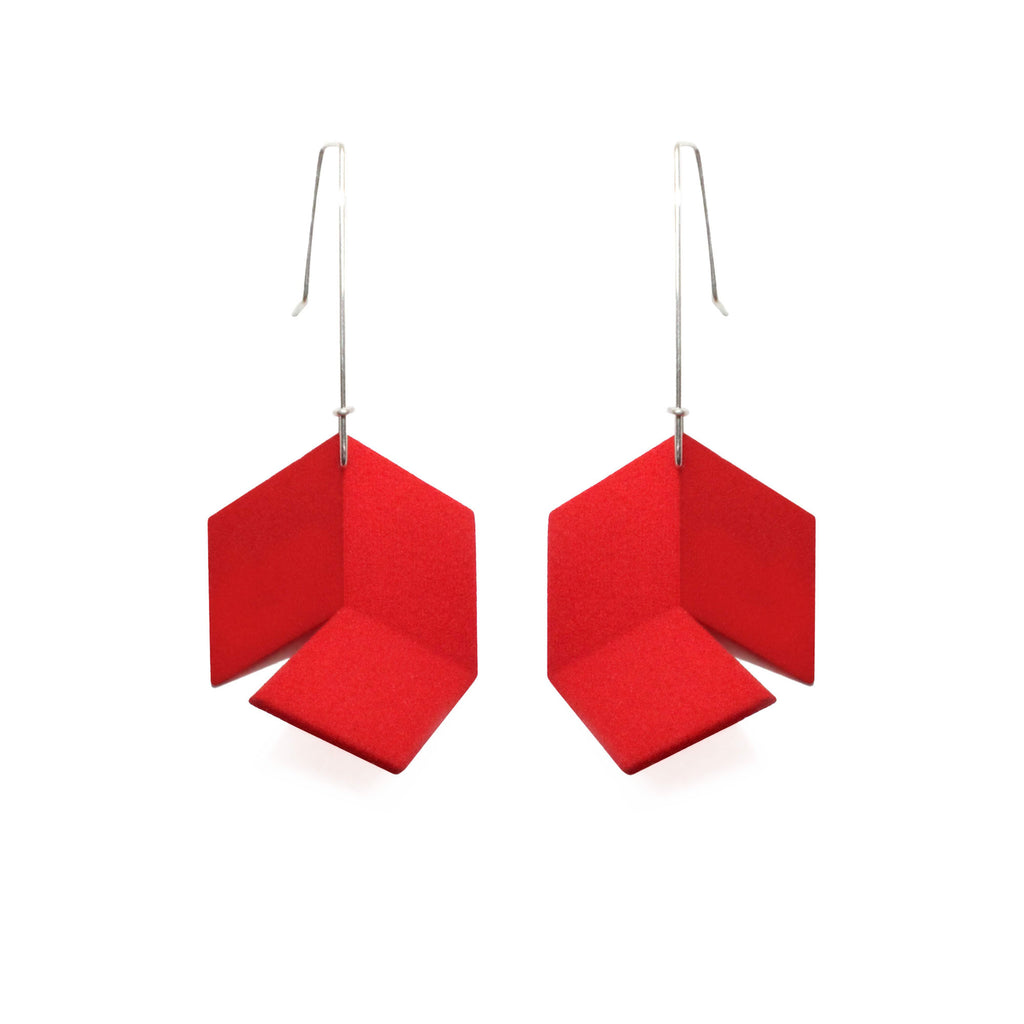 Infinite Earrings | Red